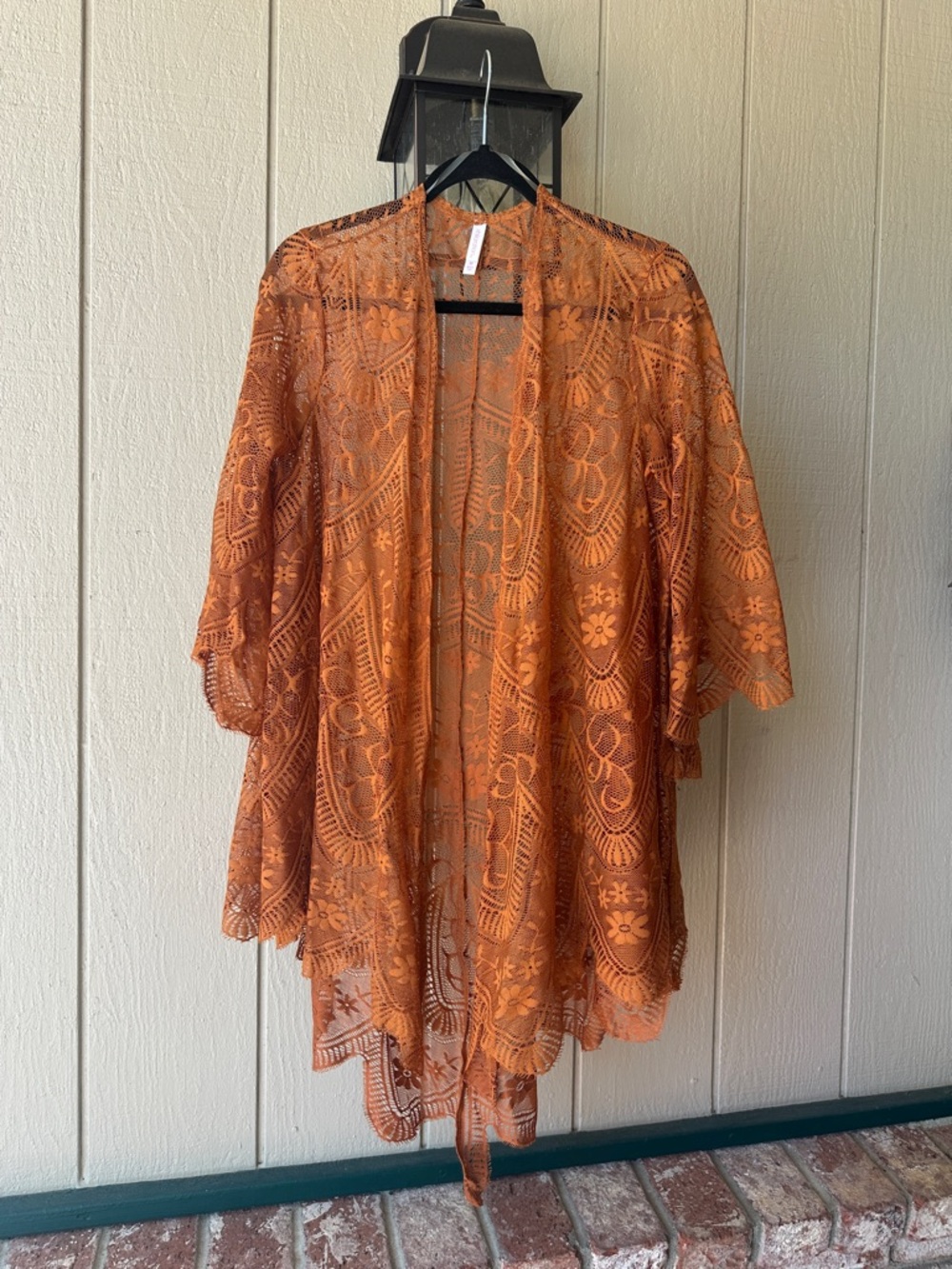 Xhilaration RustyLace Kimono Cardigan